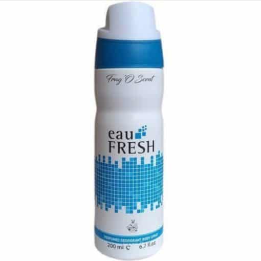 Frag 'O Scent Eau Fresh Perfumed Deodorant Body Spray – 200ml – Long-Lasting Freshness for Men & Women