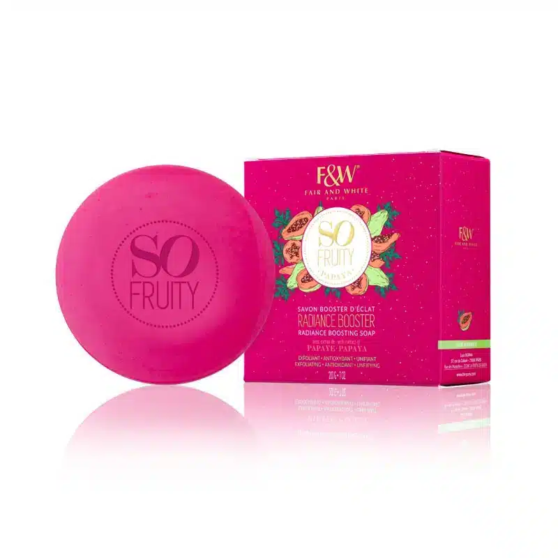 Fair & White So Fruity Radiance Booster Papaya Soap 200g