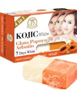 Kojic White Gluta Papaya Arbutin Whitening Soap