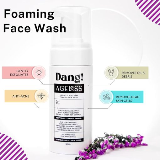 DANG 5% Mandelic Acid 3-in-1 Foaming Face Wash
