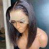 10 inches factory bob wig with full frontal lace