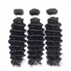 100% Remy Human Hair 3 Bundles with 4x4 Lace Closure – Deep Wave