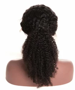 10A Afro Kinky Curly Lace Front Human Hair Wig – Pre Plucked Remy Hair