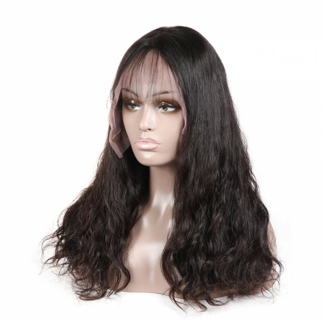 10A Lace Front Human Hair Wig with Baby Hair – Natural Wave Remy Hair