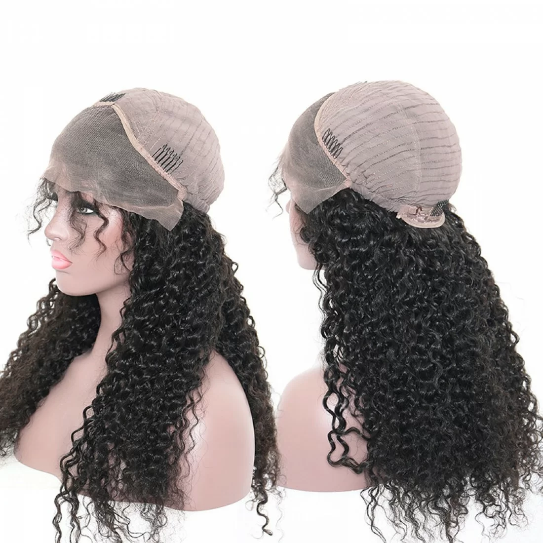 10A Lace Front Human Hair Wig – Brazilian Curly Hair
