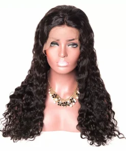 10A Lace Front Human Hair Wig – Water Wave Remy Hair