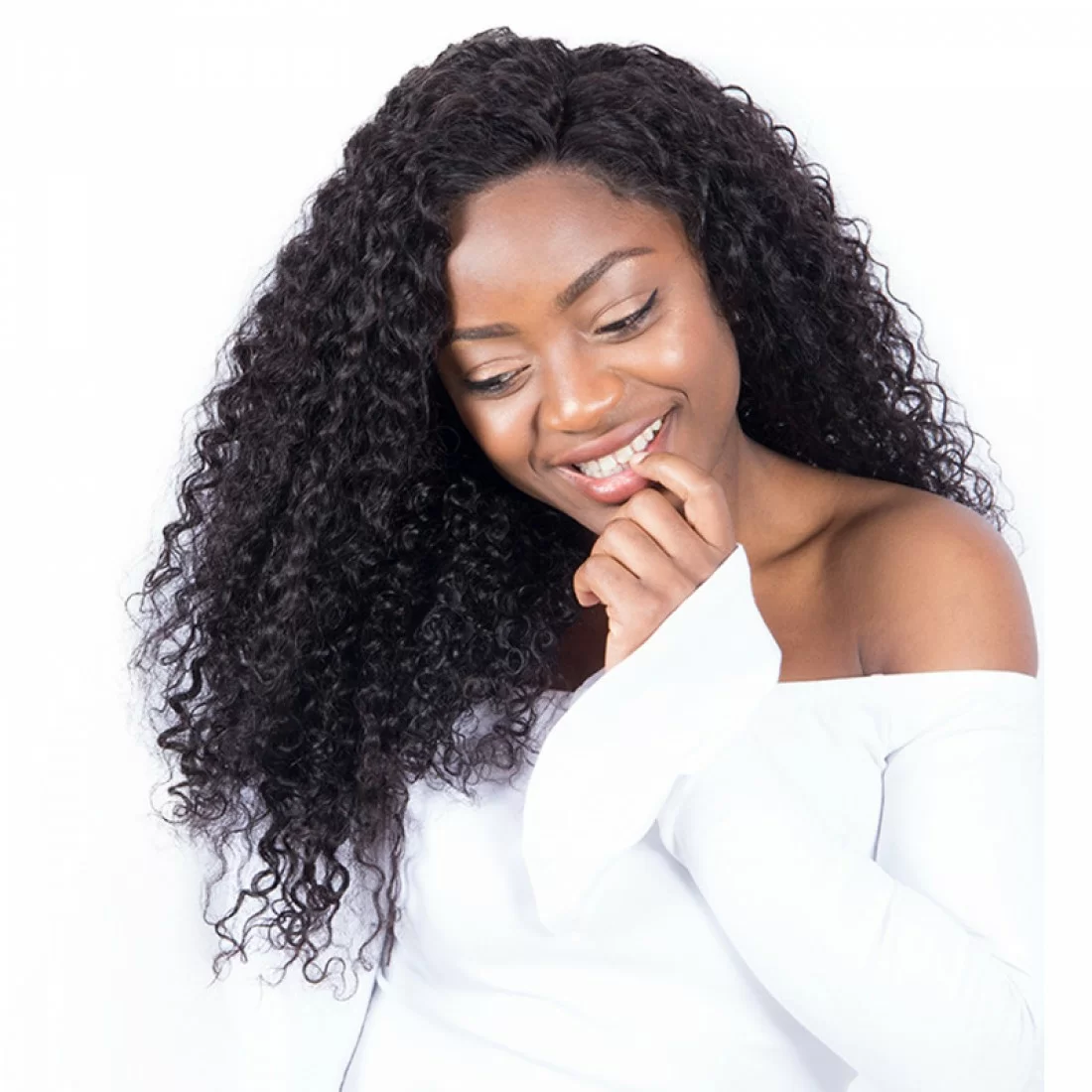 10A Lace Front Human Hair Wig – Brazilian Curly Hair