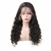 10A Lace Front Wig – Human Hair with Baby Hair, Natural Black, Loose Wave