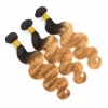 3 Bundles Pre-Colored Ombre Human Hair Body Wave Extensions