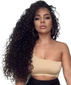 4X4 Brazilian Lace Front Human Hair Wig – Remy Hair, Full End, Straight