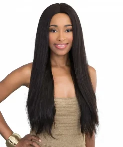 4X4 Brazilian Lace Front Human Hair Wig – Remy Hair, Straight, Full End