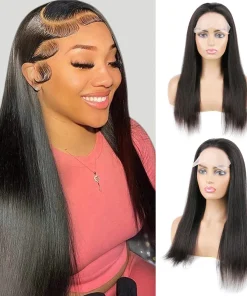 4x6 Lace Closure Human Hair Wigs Straight