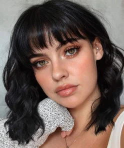 Bob Wigs with Bangs Body Wave Human Hair