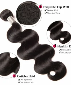 Brazilian Virgin Hair Body Wave 3 Bundles