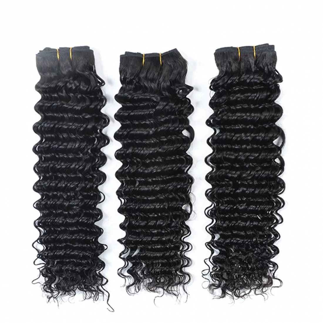 Brazilian Virgin Hair Deep Wave 3 Bundles