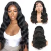 Front Lace Human Hair Wigs Body Wave