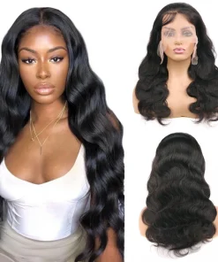 Front Lace Human Hair Wigs Body Wave
